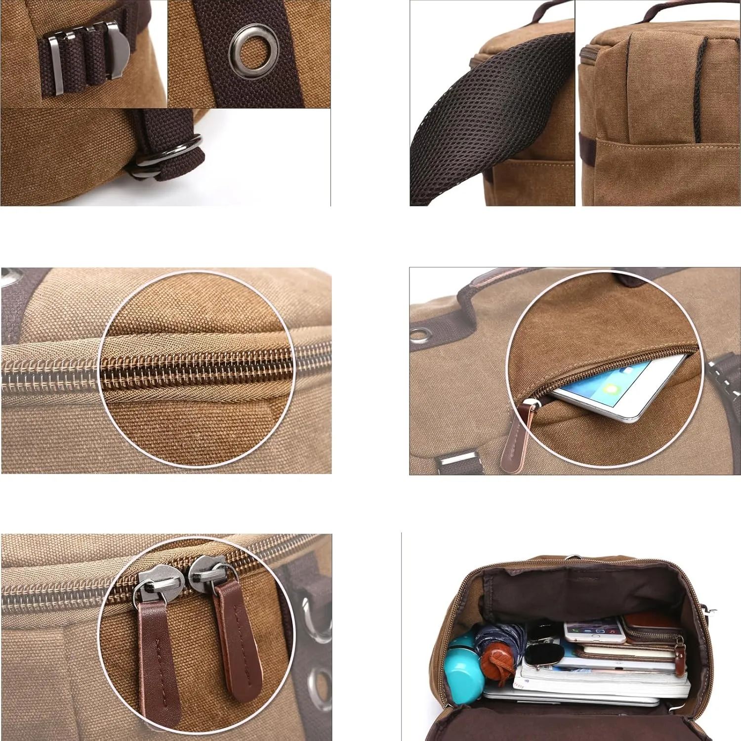 IT'SCARL Ladies and gentlemen's travel backpacks, carry on, flight approved, personal belongings travel bags, nurse bags, leisure backpacks, suitable for college weekend business trips (grey)