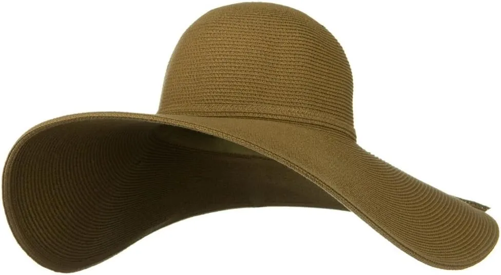 Jeanne Simmons UPF 50  Cotton Paper 6 Inch Flat Brim Hat