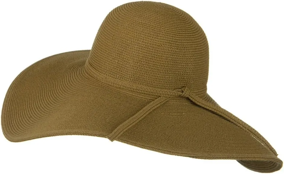 Jeanne Simmons UPF 50  Cotton Paper 6 Inch Flat Brim Hat