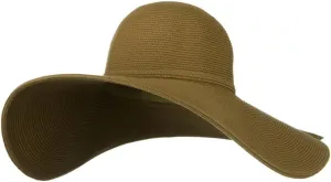 Jeanne Simmons UPF 50  Cotton Paper 6 Inch Flat Brim Hat