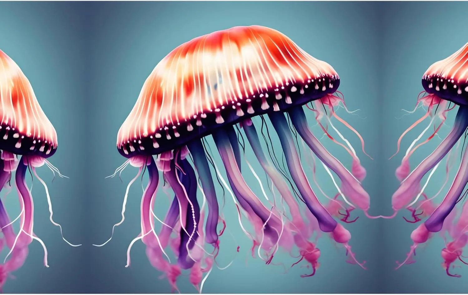 Jellyfish print Backpack Travel Backpacks for Women Men College Backpack Computer Bag for Travel