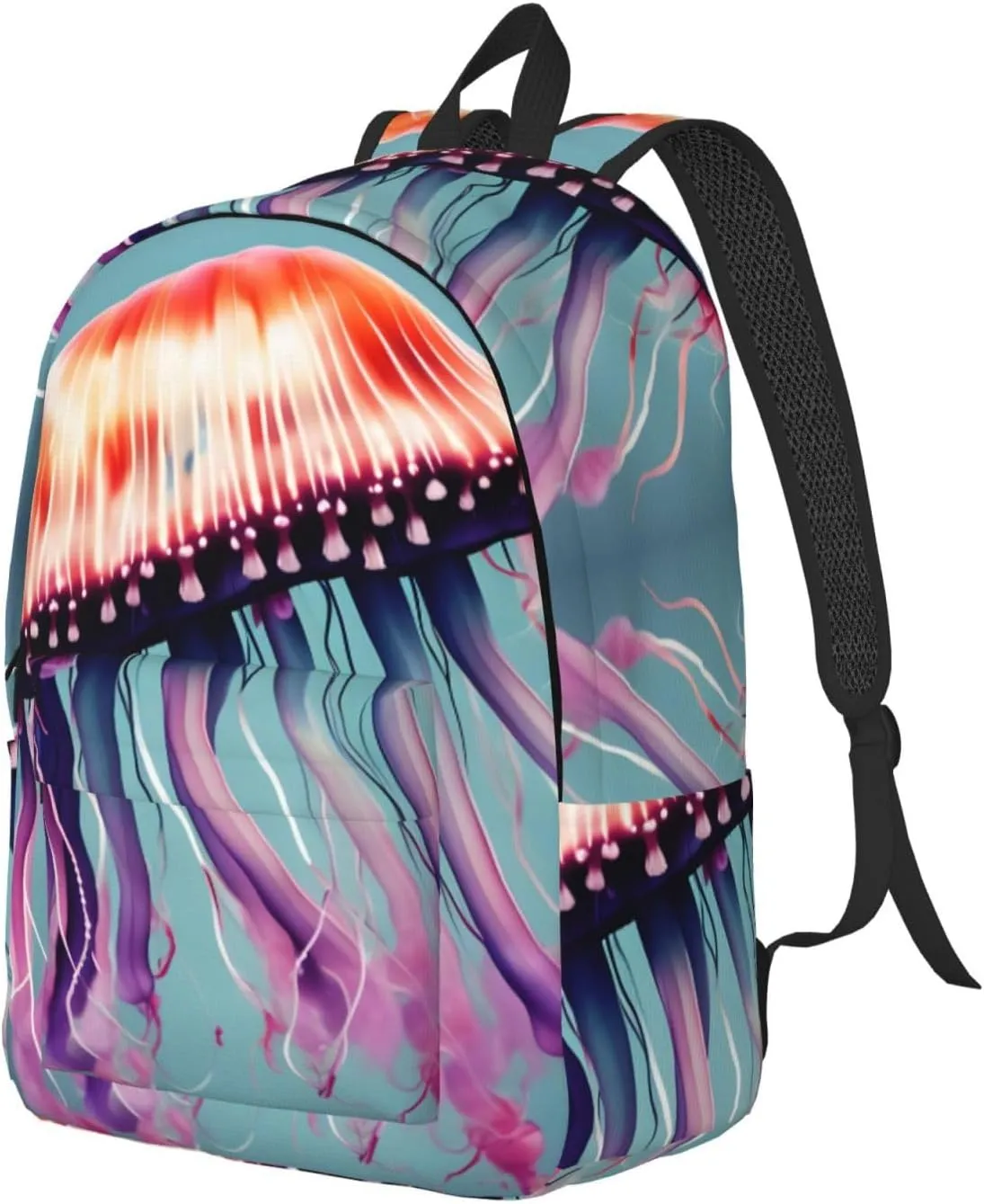 Jellyfish print Backpack Travel Backpacks for Women Men College Backpack Computer Bag for Travel