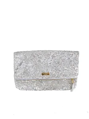 Jenny Fold Sequinned Clutch Bag