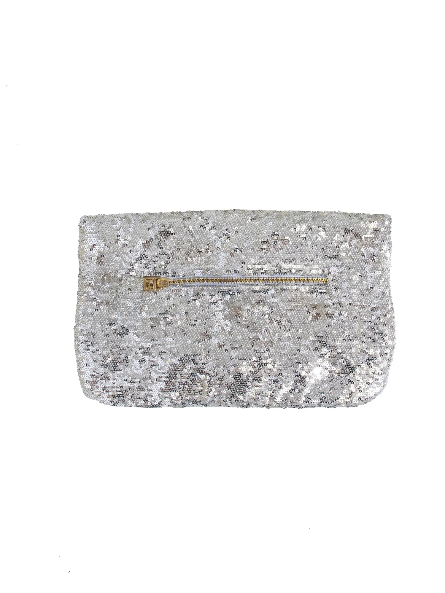 Jenny Fold Sequinned Clutch Bag