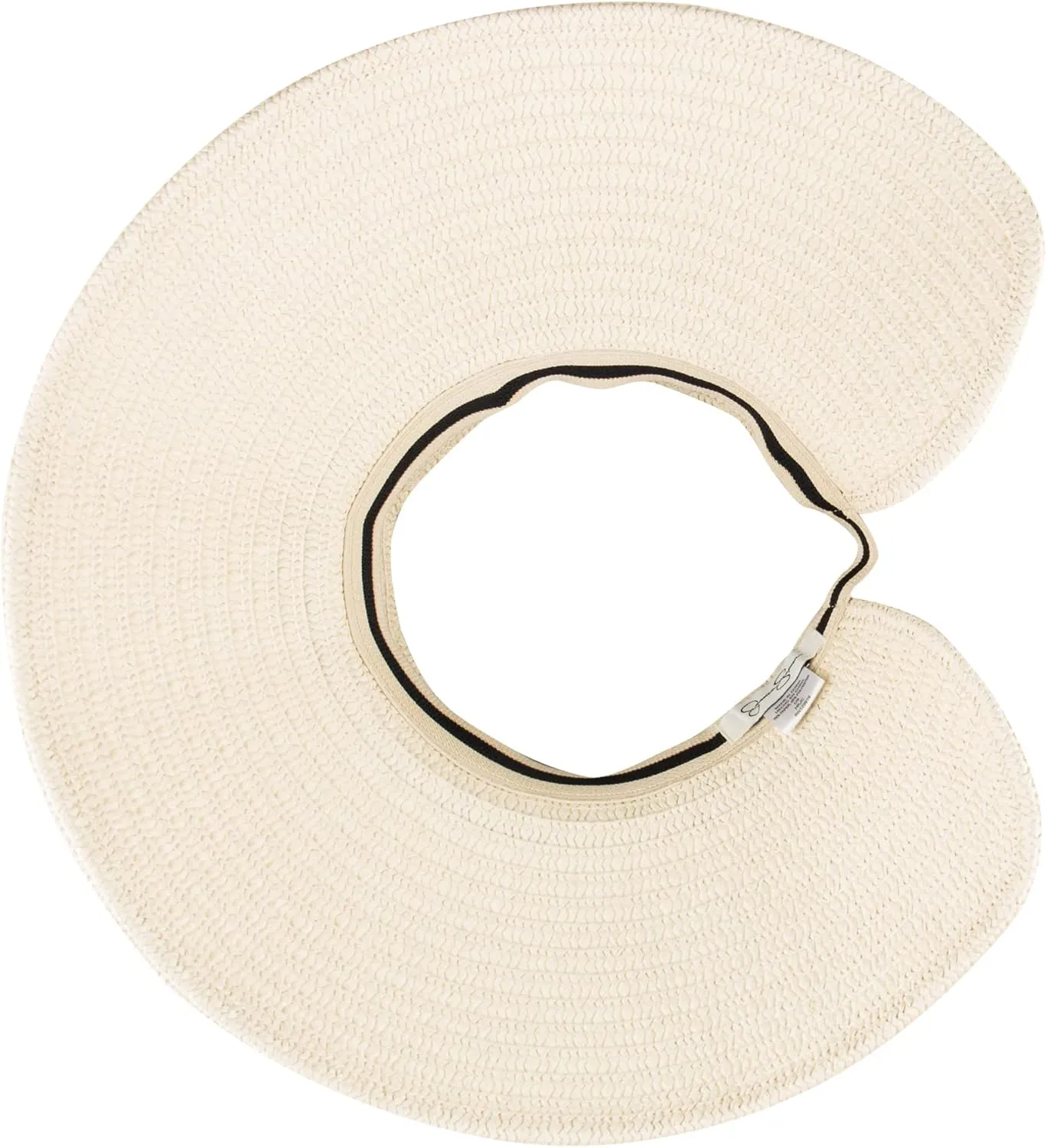 Jessica Simpson Women's Packable Straw Visor Hat