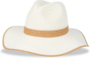 Jessica Simpson Women's Wide Brim Straw Hat