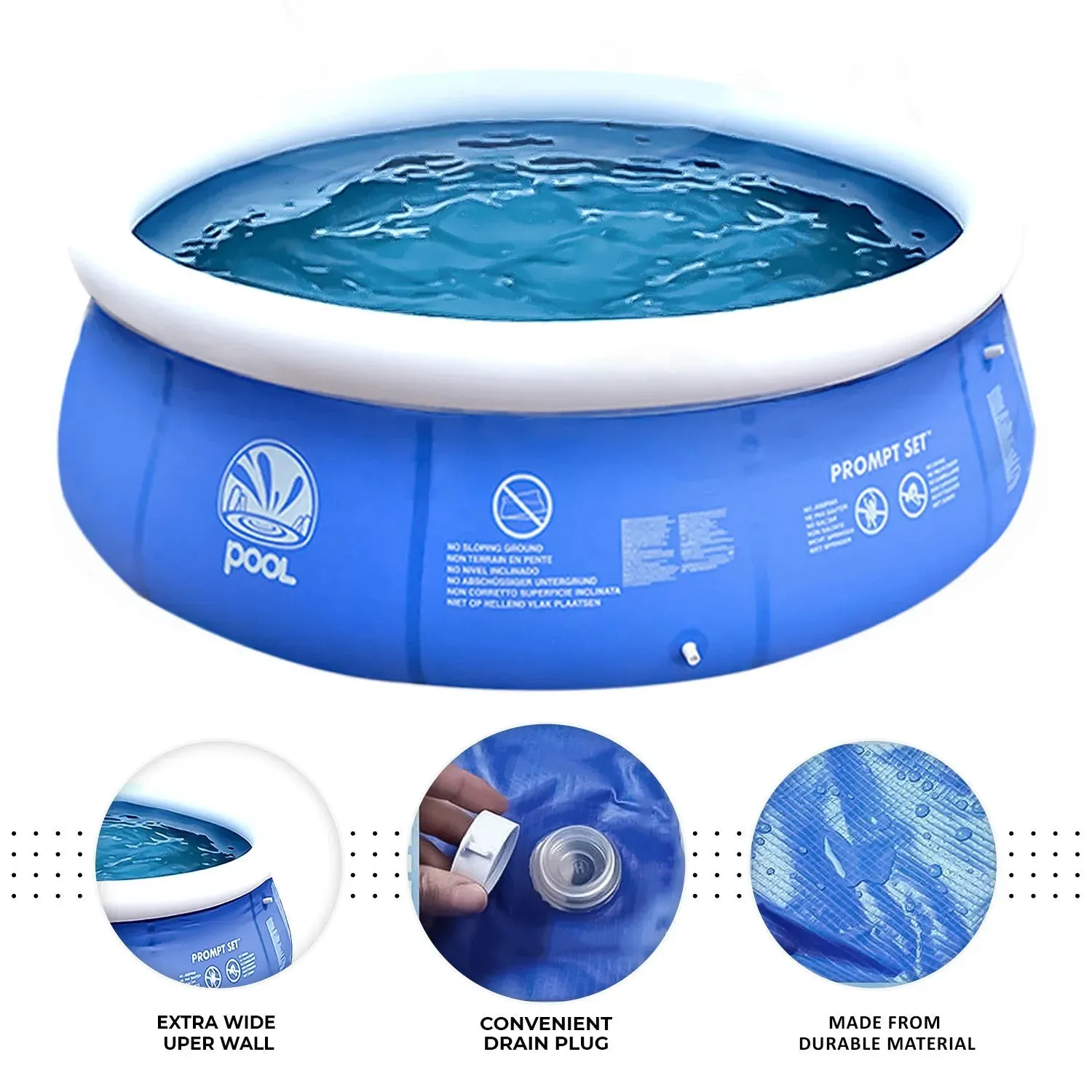 Jilong Inflatable Round Paddling Pool JL010201