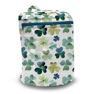 Kanga Care Wet Bag Seam Sealed Waterproof 3D Dimensional for Baby Cloth Diapers, Travel, Beach, Pool, Gym, Swim | Clover