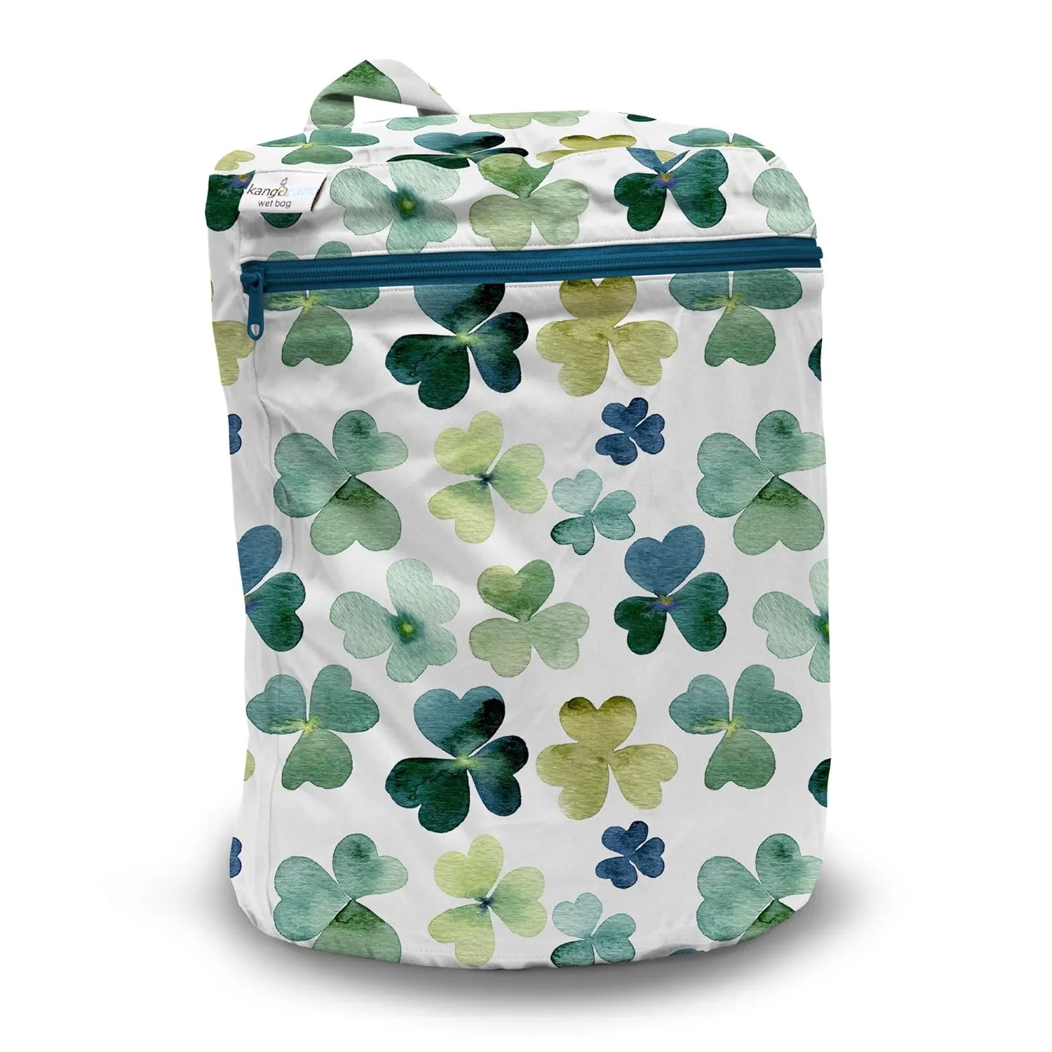 Kanga Care Wet Bag Seam Sealed Waterproof 3D Dimensional for Baby Cloth Diapers, Travel, Beach, Pool, Gym, Swim | Clover