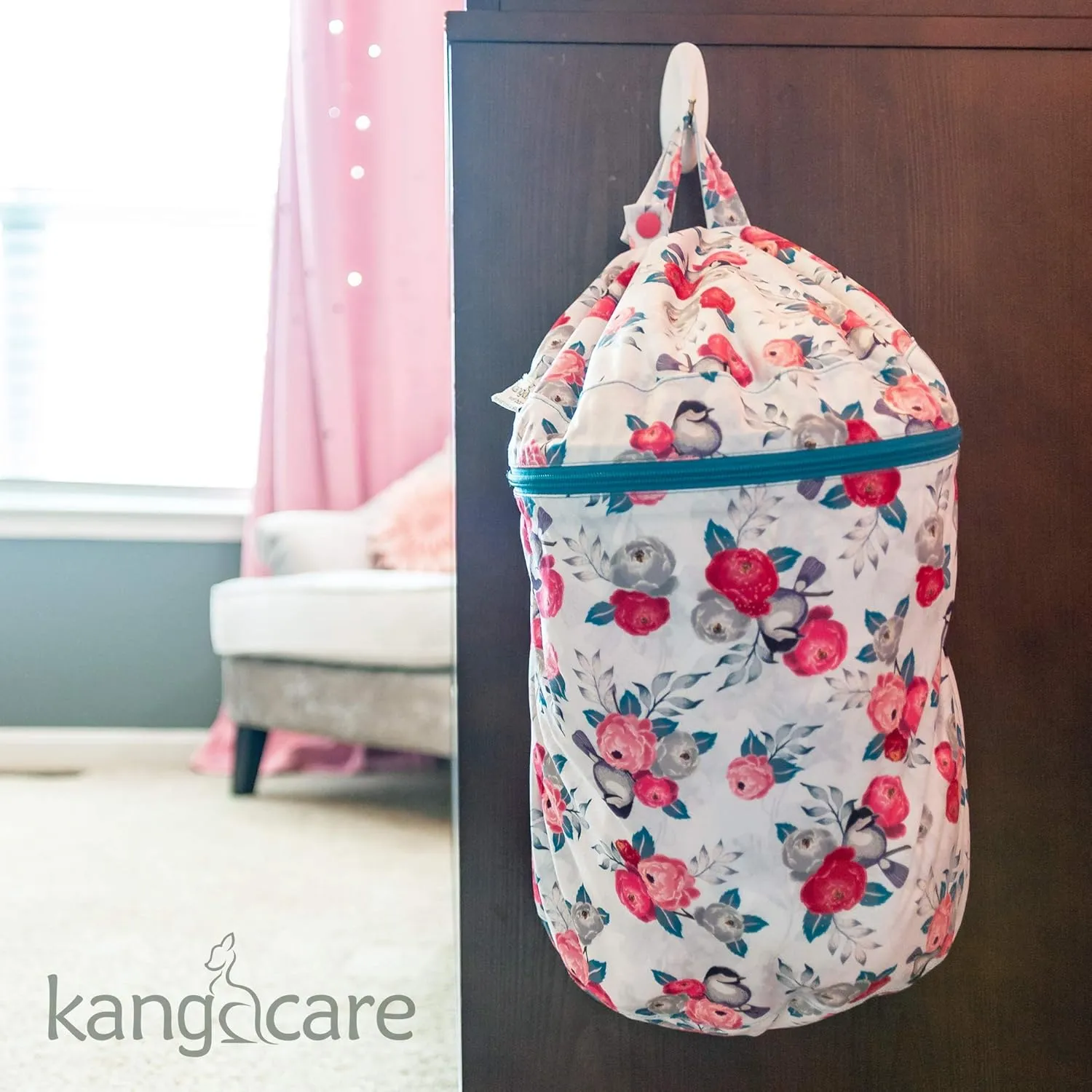 Kanga Care Wet Bag Seam Sealed Waterproof 3D Dimensional for Baby Cloth Diapers, Travel, Beach, Pool, Gym, Swim | Clover