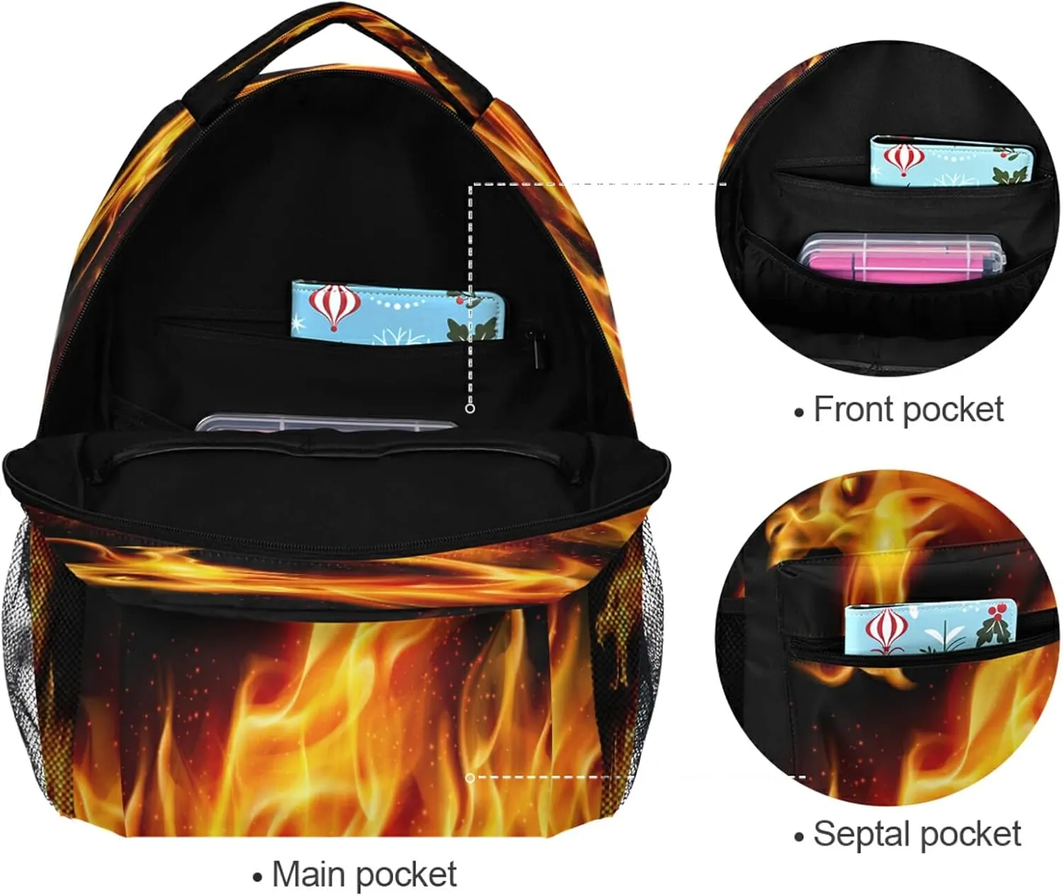 Kcldeci Laptop Backpack Bookbag Kids School Bags Backpacks