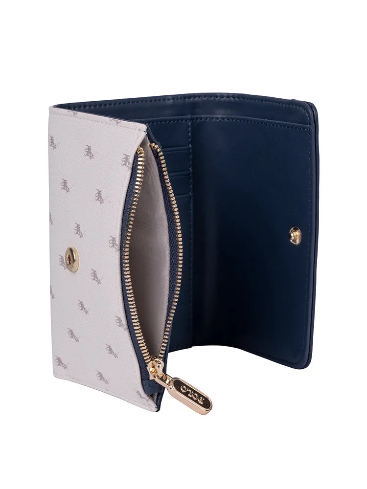 Kensington Compact Trifold Purse - Blue