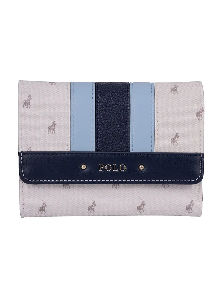 Kensington Compact Trifold Purse - Blue