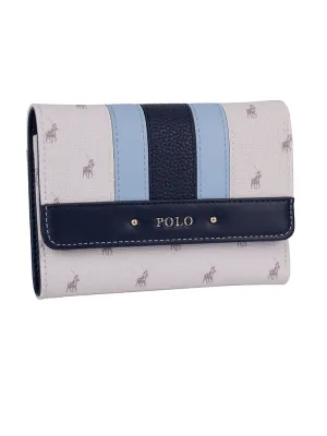 Kensington Compact Trifold Purse - Blue