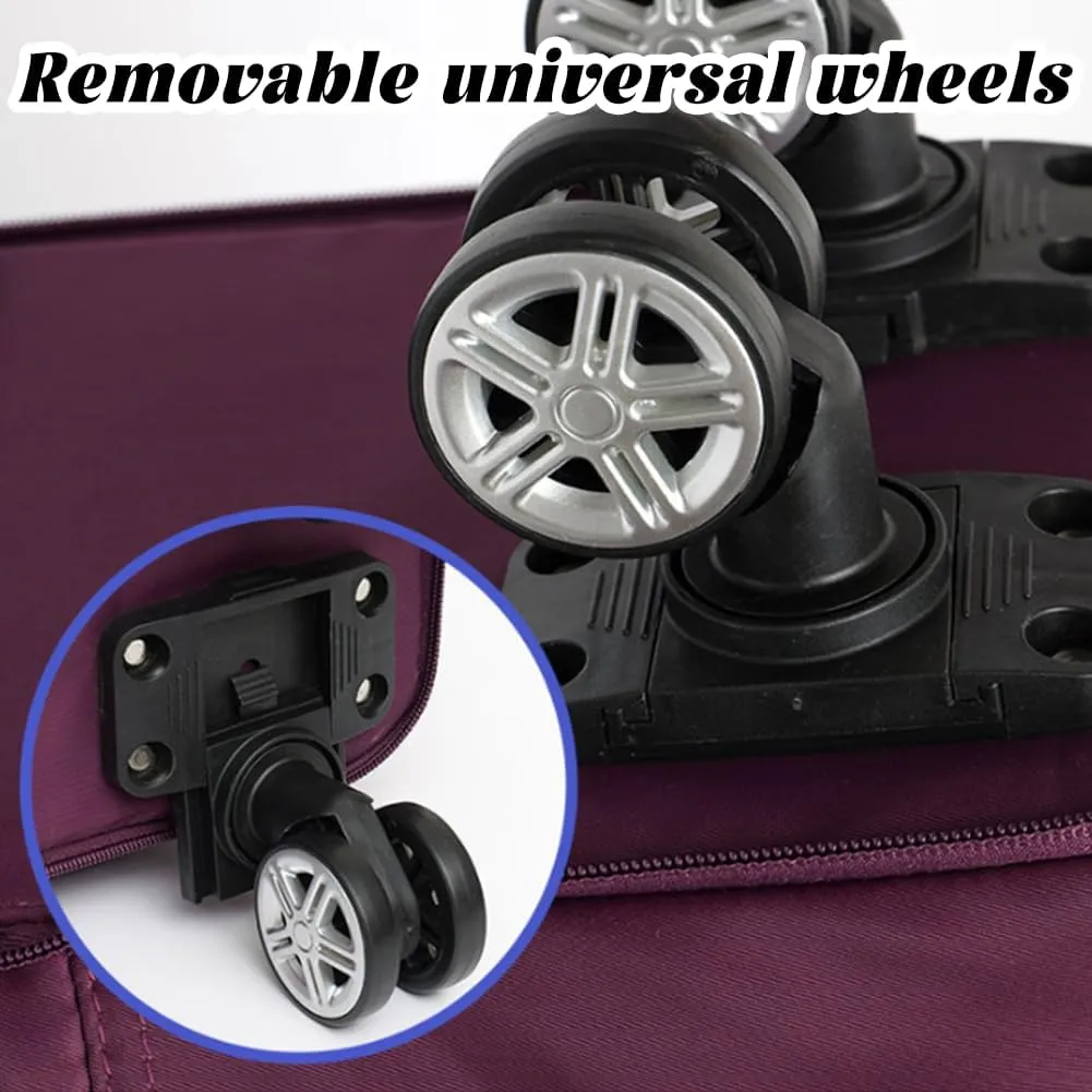 Kulken Travel Bag with Wheels, 2025 New Large Capacity Travel Bag - Universal Wheel Removable, Expandable Foldable (C)