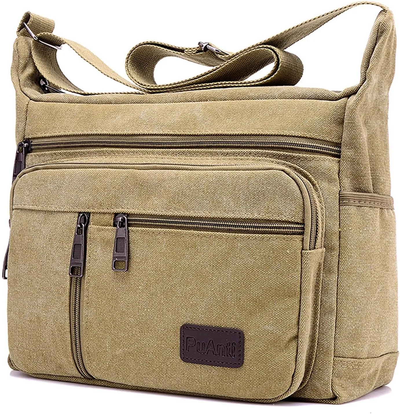 Ladies Soft Pu Leather Shoulder Bags Beach Tote Shoulder Bags for Summer Vacation Retro Clutch Underarm Purse(Khaki)