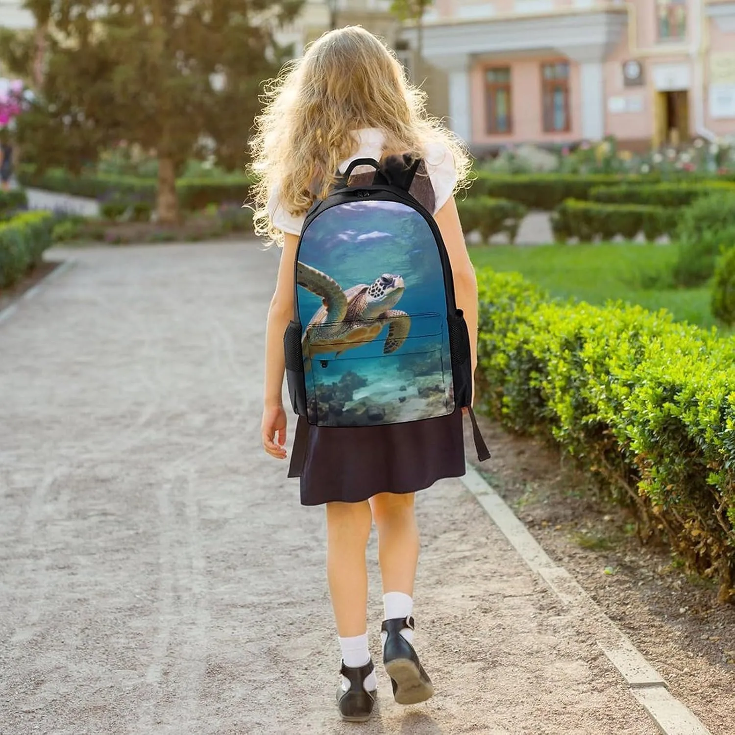 Laptop Backpack for Women Men Daypack Sea Turtle Backpacks Computer Bag Travel Laptop Bag Casual Work Bag