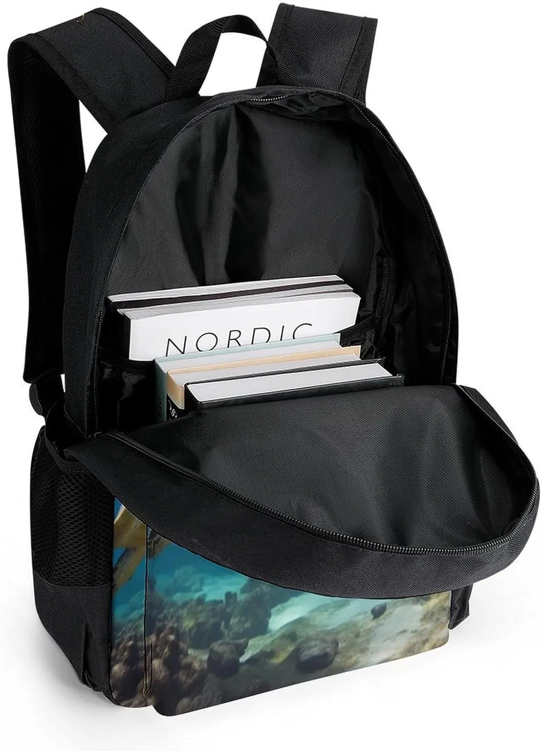 Laptop Backpack for Women Men Daypack Sea Turtle Backpacks Computer Bag Travel Laptop Bag Casual Work Bag