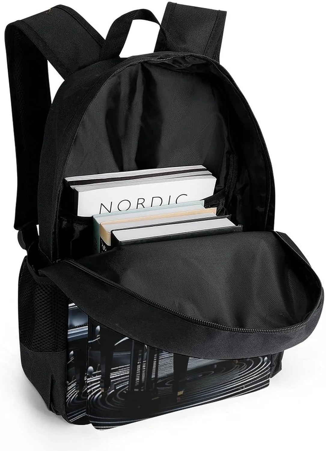 Laptop Backpack for Women Men Daypack Spiral Piano Backpacks Computer Bag Travel Laptop Bag Casual Work Bag