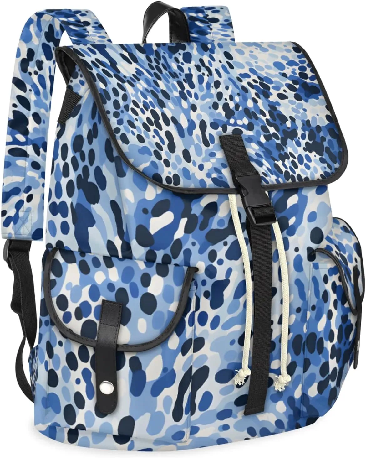 Laptop Backpacks Camouflage Spots Travel Backpack for Women Work Backpack Computer Bag for Business Travel Fits 15 Inch Laptop