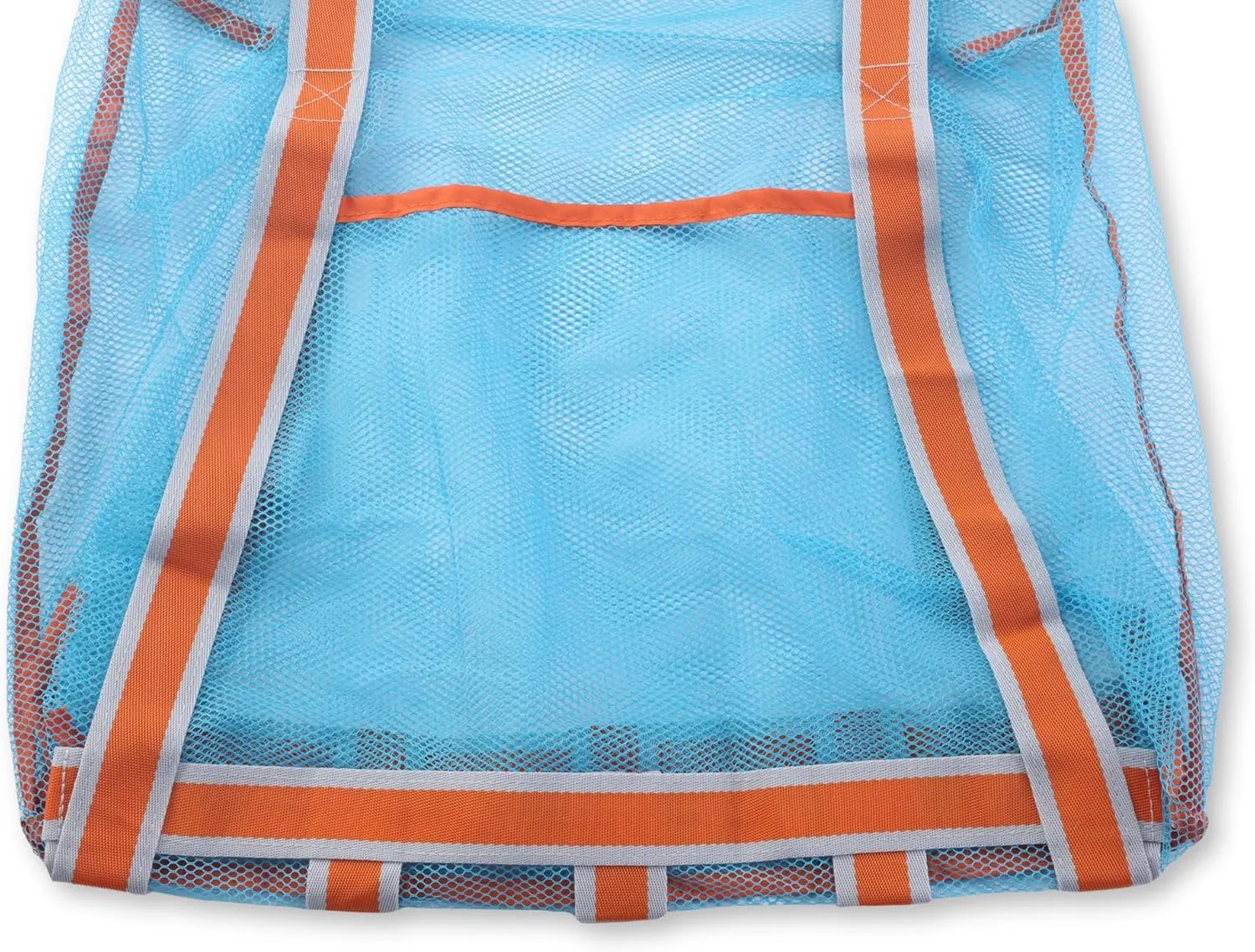 Large Beach Bag with Zipper - Lightweight Mesh Bag for Swimming Pool Sand Toys