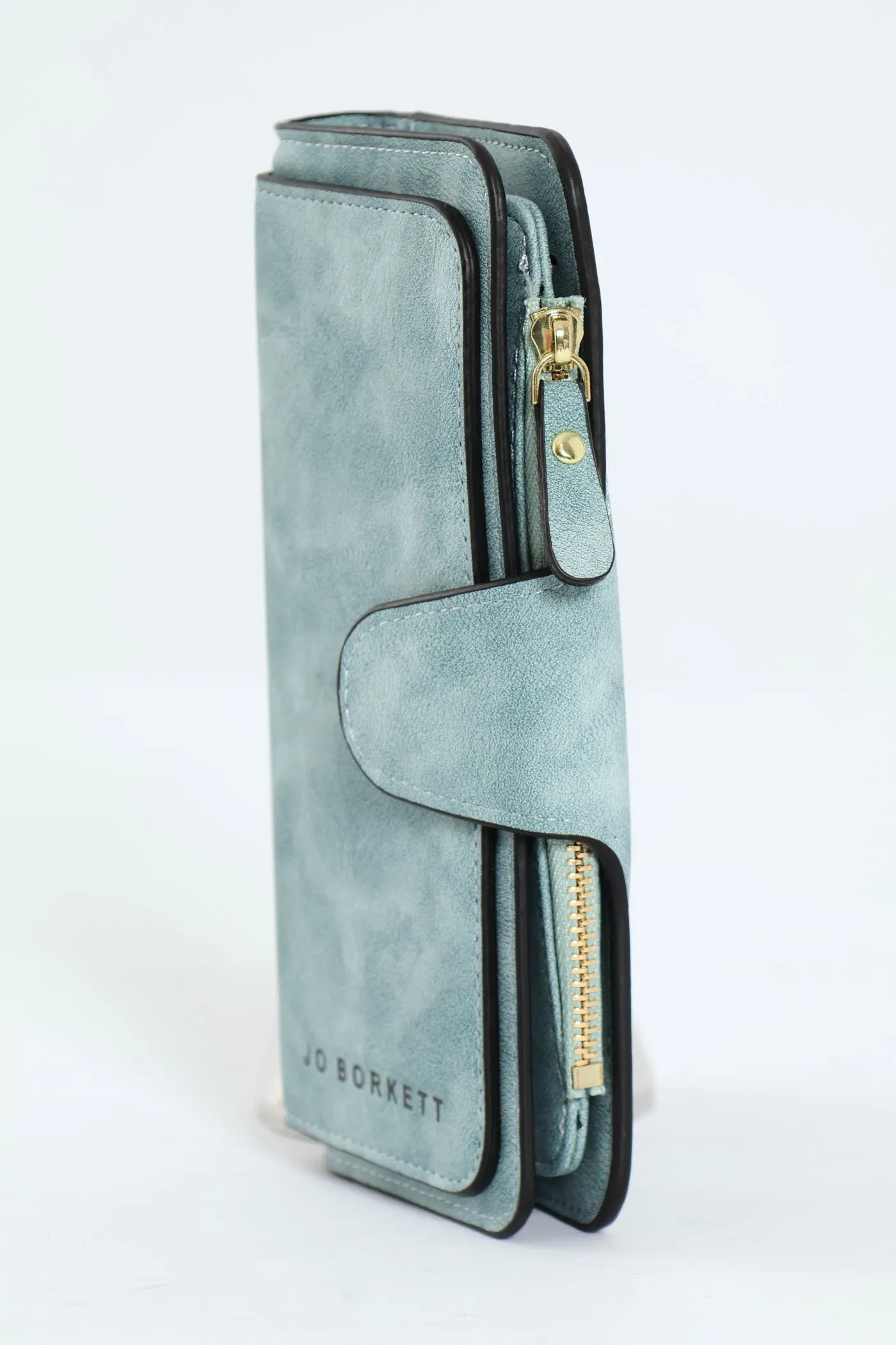 Large Bi Fold Wallet - Aqua