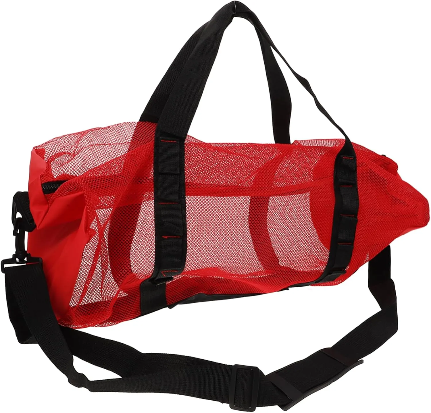 Large Mesh Beach Tote Bag Portable Storage for Swim Gear Clothes and Towels Versatile Holiday Beach Handbag for Travel and Pool Use Lightweight and Convenient Design