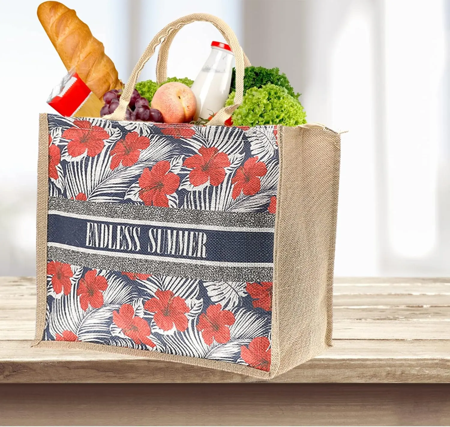 Large Straw Tote Bag for Women Rattan Woven Straw Beach Bag Purse Colored Stripe Shoulder Bags Handbag Summer