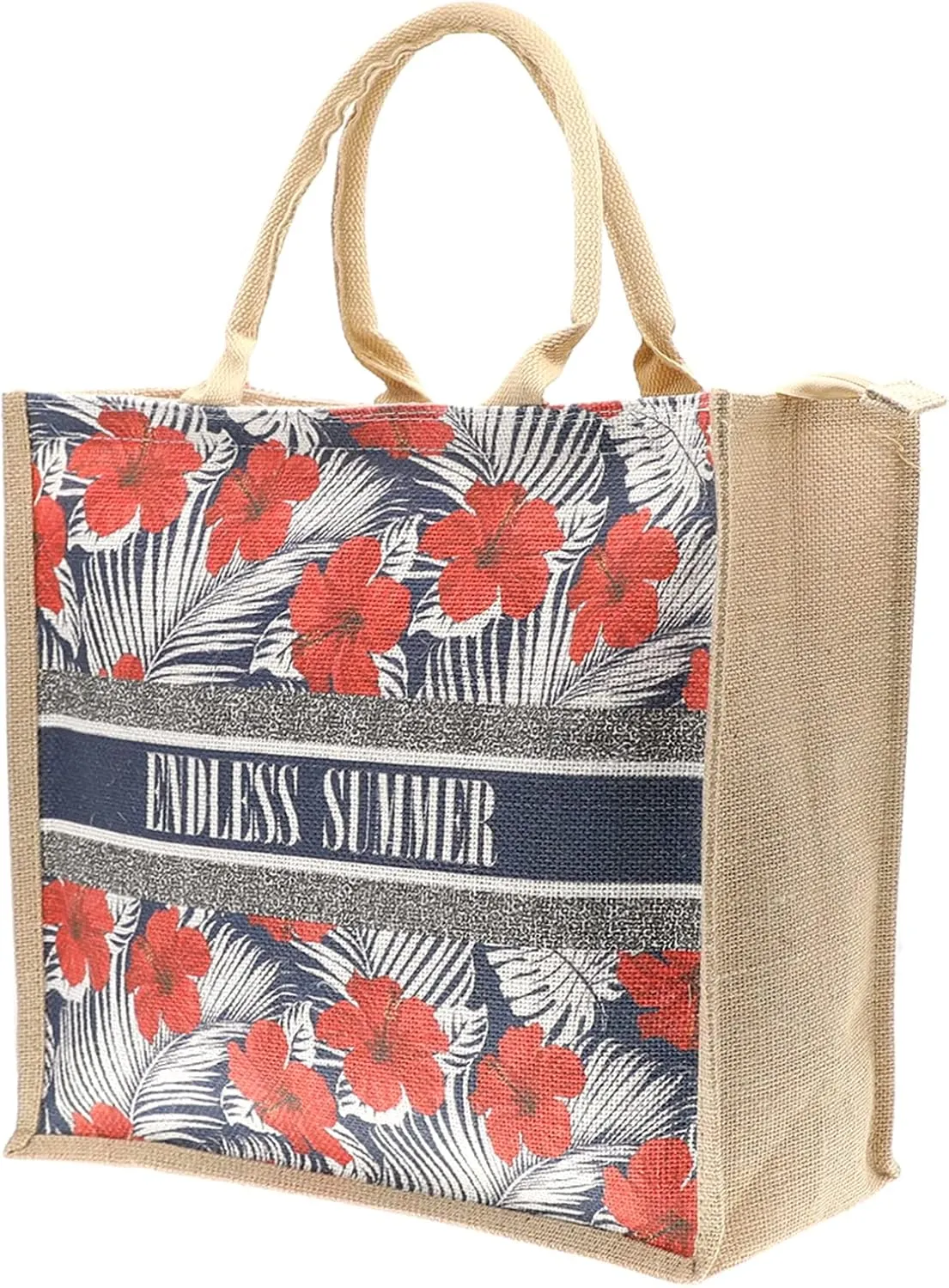 Large Straw Tote Bag for Women Rattan Woven Straw Beach Bag Purse Colored Stripe Shoulder Bags Handbag Summer
