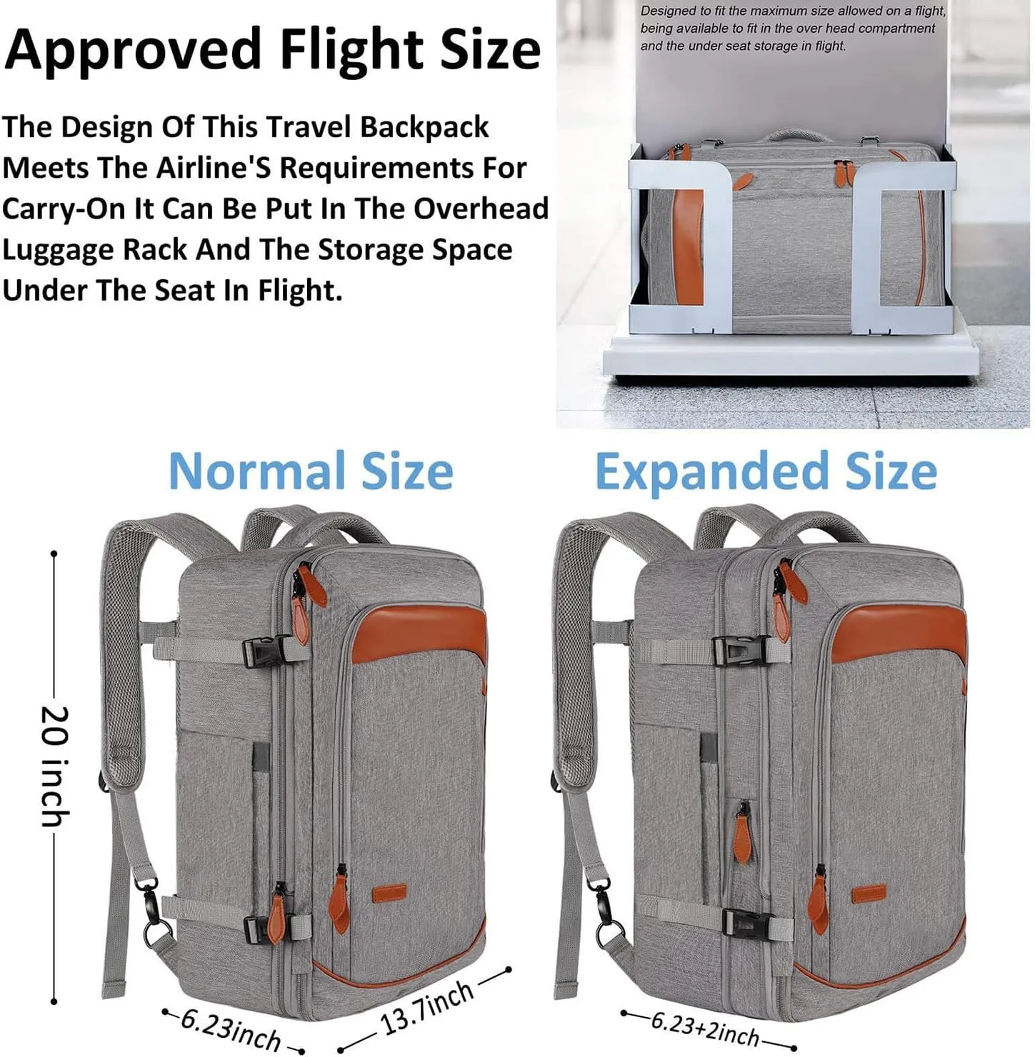 Large Travel Backpack for Women, 42L Carry on Backpack Flight Approved, TSA Laptop Backpacks with 4 Packing Cubes, Large Suitcase Luggage Daypack Business Overnight Trips Weekend Bag,E