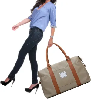 Large Travel Tote Bag, Expandable Gym Bags, Dry/Wet Separation Weekend Travel Duffel Bags, Waterproof Overnight Bags
