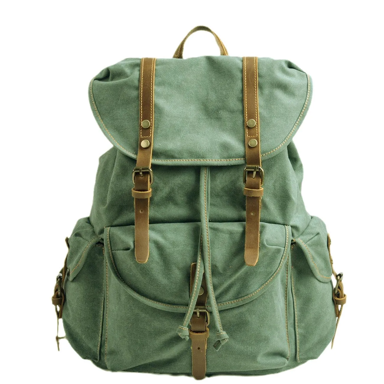 Large Vintage Canvas Backpack Travel For Men