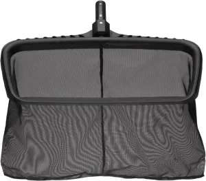 Leaf Ocean Blue 125020 Heavy Duty Deep Bag Rake with Long Wear Mesh Screen