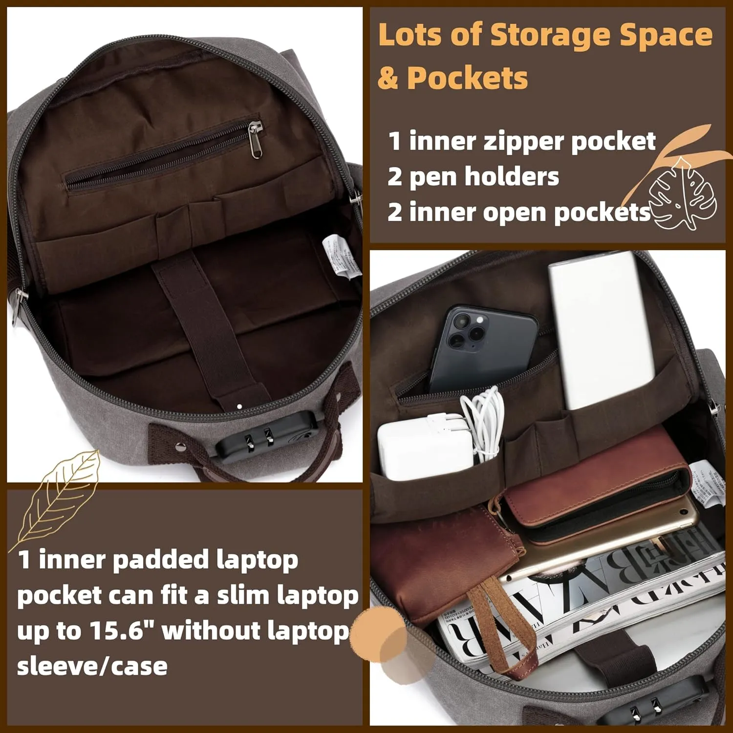 Leaper Retro Crossbody Bag Sling Bag Canvas Messenger Bag for Men Women Shoulder Bag Crossbody Handbags Satchel Travel Bag