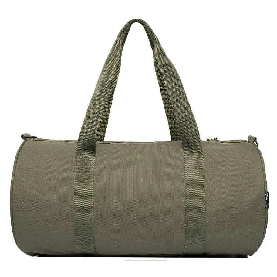 Lefrik Getaway Stripes Duffel Bag - Olive Green