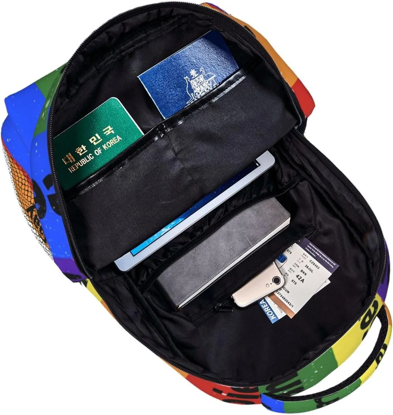 Lgbt Rainbow Gay Pride Flag Lgbtqi Backpacks 15 Inch Laptop Backpack Multipurpose Double Shoulder Bag For Men Women Gifts
