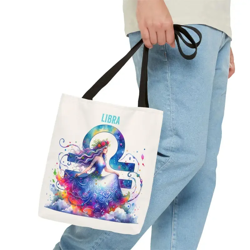 Libra Zodiac Aop Tote Bag Versatile Everyday Carry