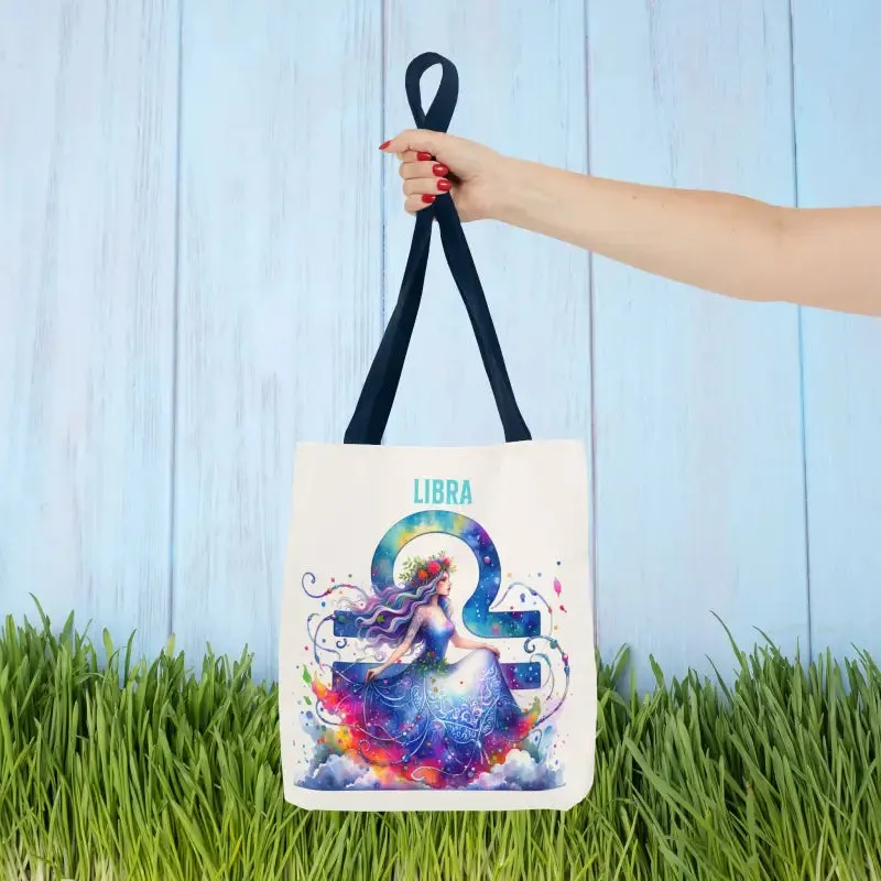 Libra Zodiac Aop Tote Bag Versatile Everyday Carry