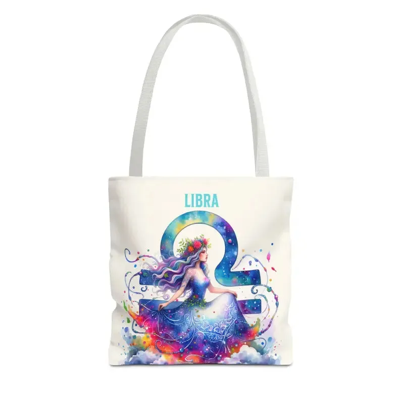 Libra Zodiac Aop Tote Bag Versatile Everyday Carry