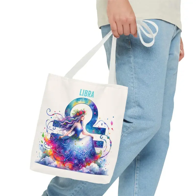 Libra Zodiac Aop Tote Bag Versatile Everyday Carry