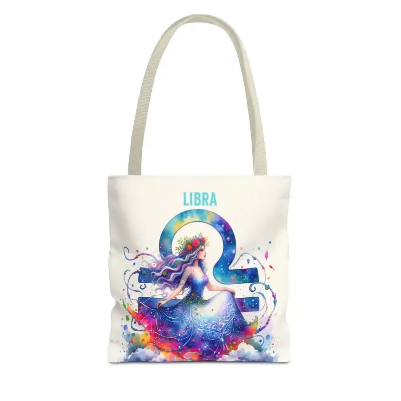Libra Zodiac Aop Tote Bag Versatile Everyday Carry