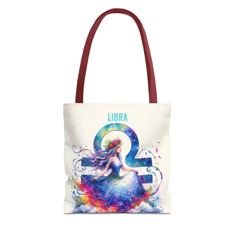 Libra Zodiac Aop Tote Bag Versatile Everyday Carry