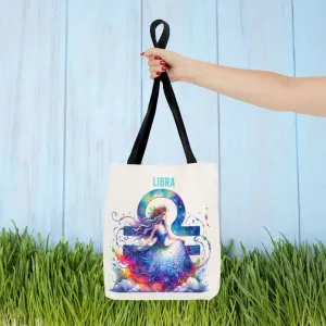 Libra Zodiac Aop Tote Bag Versatile Everyday Carry