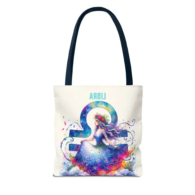 Libra Zodiac Aop Tote Bag Versatile Everyday Carry