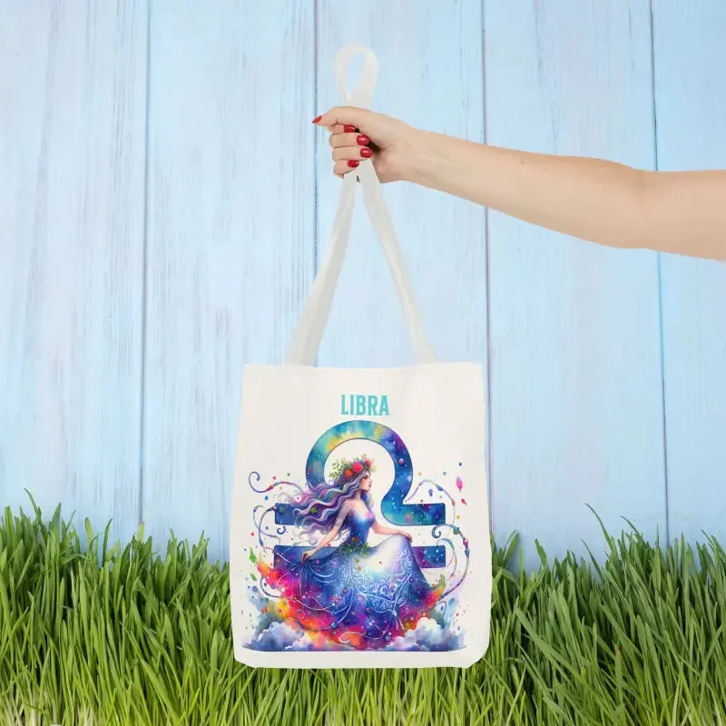 Libra Zodiac Aop Tote Bag Versatile Everyday Carry