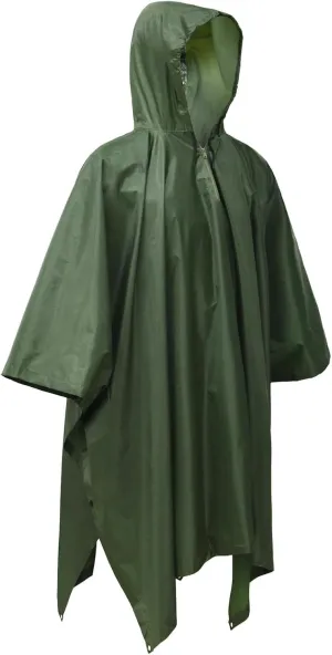Light Weight Rain Poncho Waterproofs Hooded Rain Coat Camouflage Shelter Ground Sheet Raincoats Shelter Easy to Use