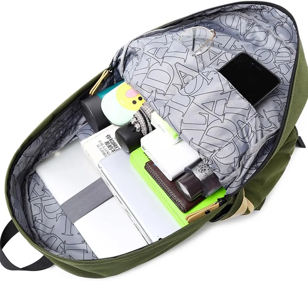 Lightweight Kids Backpacks for School Bag Canvas Small Travel Backpacks for Women Girls Boys Bookbag Toddler Back Pack