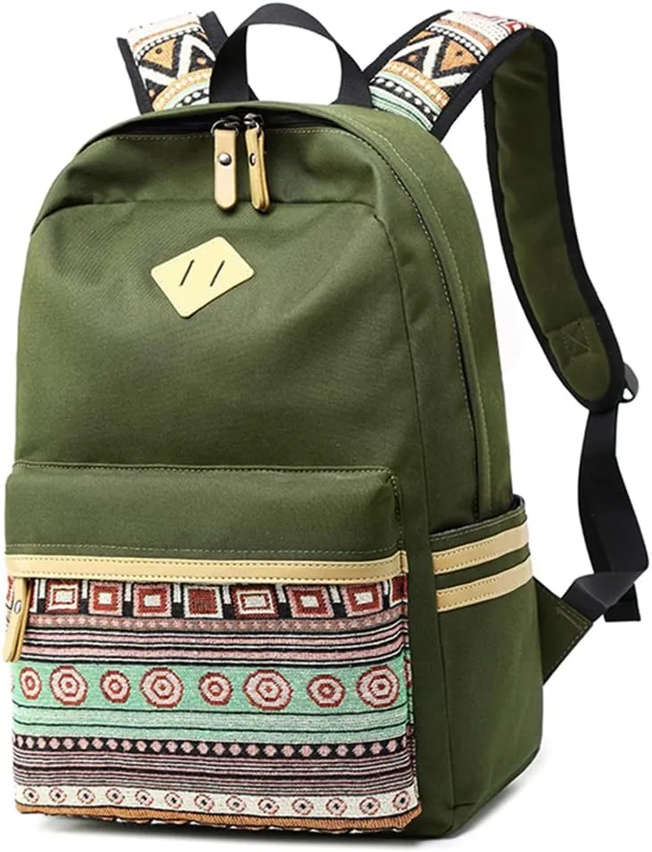 Lightweight Kids Backpacks for School Bag Canvas Small Travel Backpacks for Women Girls Boys Bookbag Toddler Back Pack