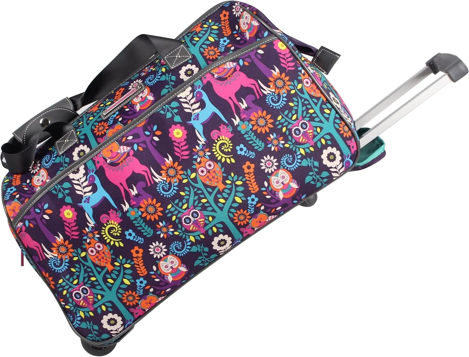 Lily Bloom Wheeled Duffel Bag (22in, Wildwoods)