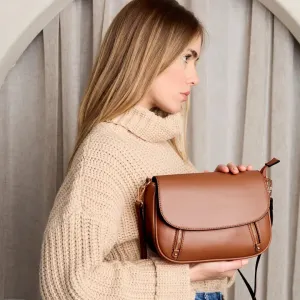 Lindsay Dual Zip Flapover Crossbody